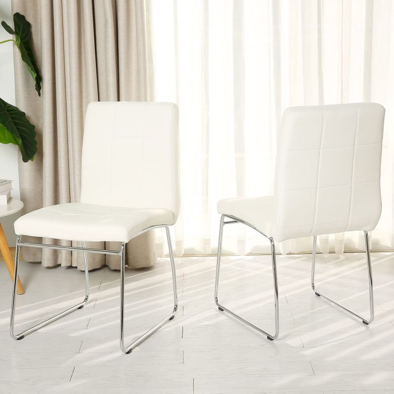 Sicotas Modern Dining Chairs (Set of 2) - N/A - Grey