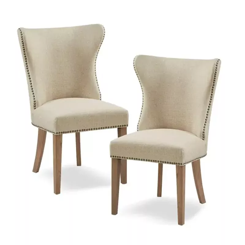 Cream Skylar Dining Side Chair (Set of 2)