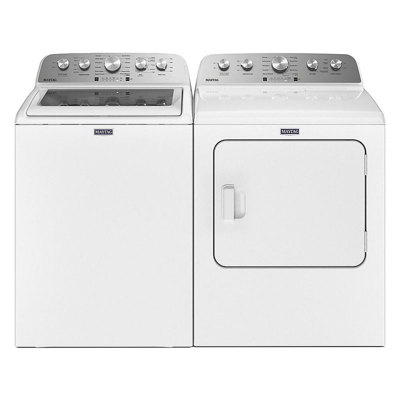 Alt View Zoom 26. Maytag - 4.8 Cu. Ft. High Efficiency Top Load Washer with Extra Power Button - White