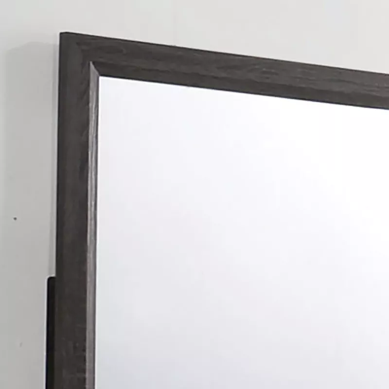 Contemporary Mirror in Gray