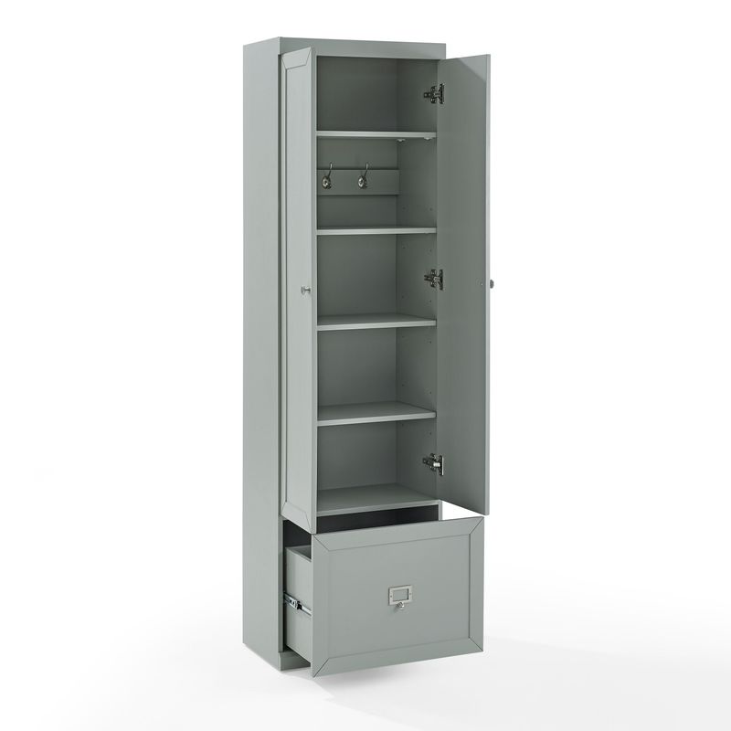 Harper Convertible Pantry Closet - 12.5" x 22" x 74" - Gray