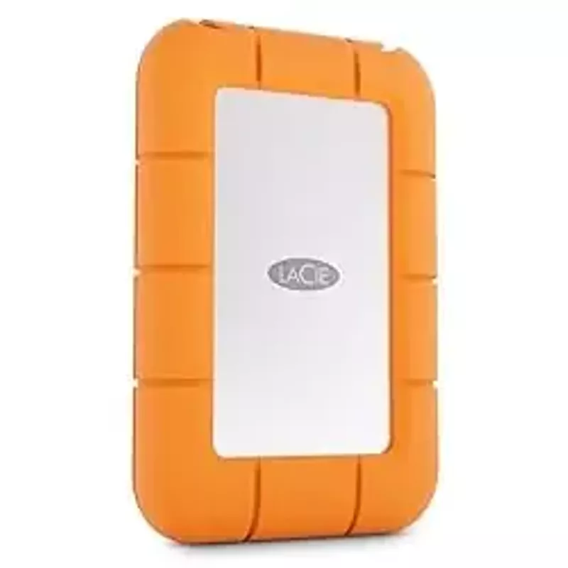 LaCie Rugged Mini SSD 4TB Solid State Drive - USB 3.2 Gen 2x2, speeds up to 2000MB/s, Compatible with PC, Mac, and iPad (STMF4000400)