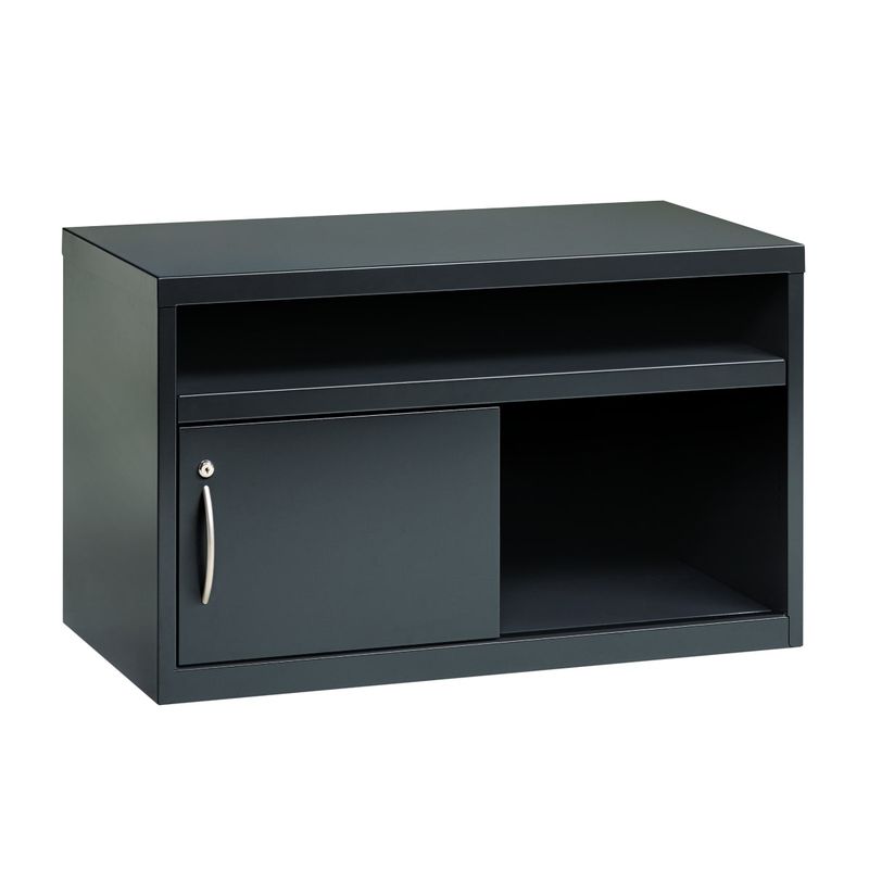 Charcoal 36-inch Low Credenza with Door - Charcoal