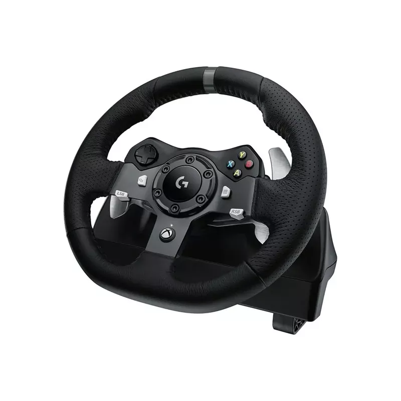 Logitech - G920 Driving Force Racing Wheel and Pedals for Xbox Series X, S, Xbox One, PC