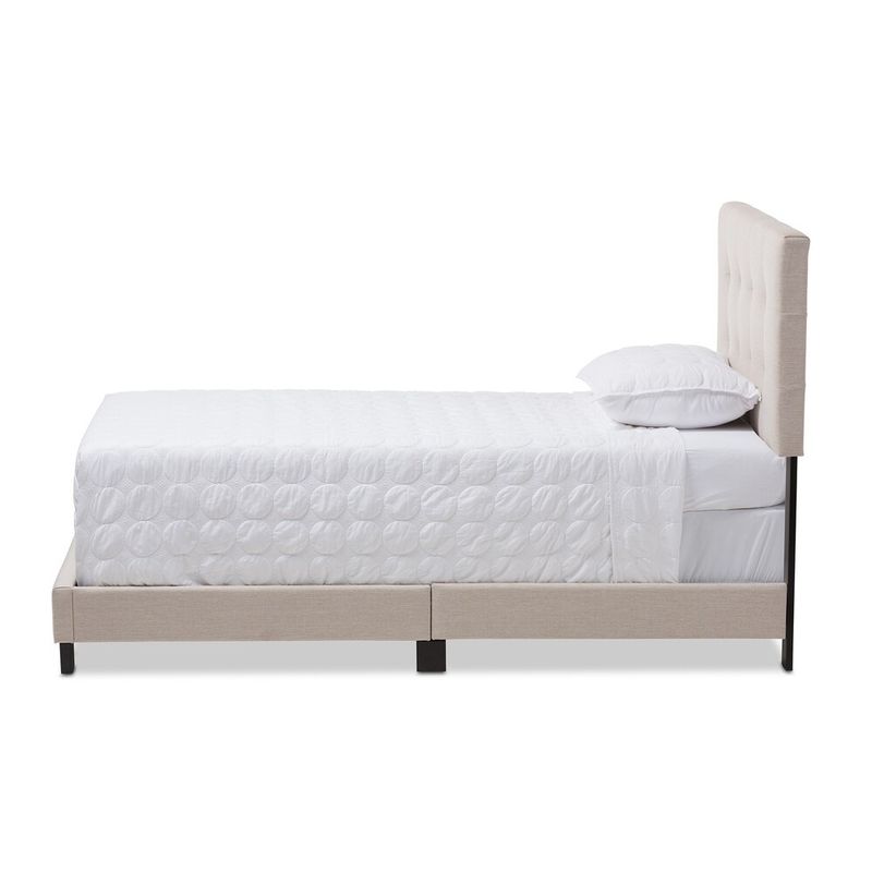 Taylor & Olive Tuxbury Upholstered Twin Platform Bed - Charcoal