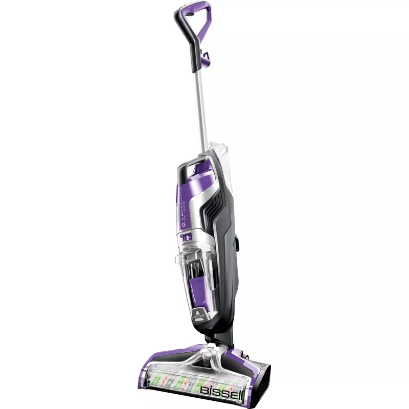 BISSELL - CrossWave Pet Pro All-in-One Multi-Surface Cleaner - Grapevine Purple and Sparkle Silver