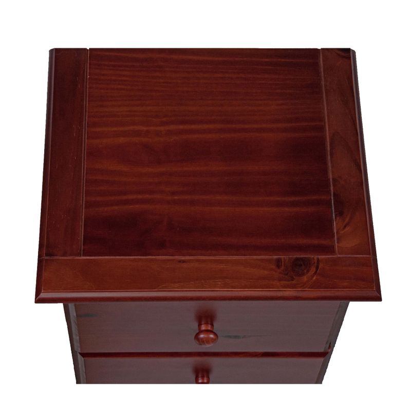 Palace Imports Solid Wood 3-Drawer Night Stand - Java
