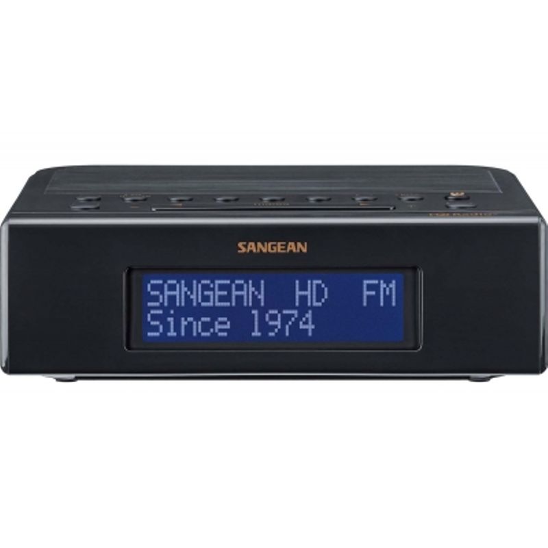 Sangean Am/fm Gray Hd Alarm Clock Radio