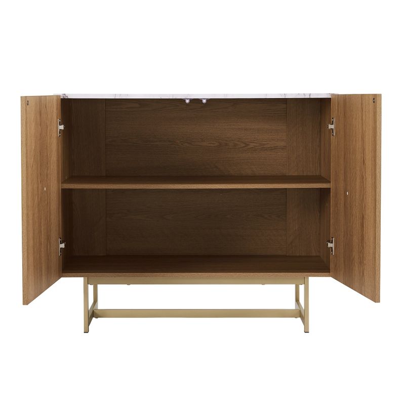 Roomfitters Side board/Buffet/Cabinet in a Natural Oak Pattern - 39 inches - 39 inches - Oak
