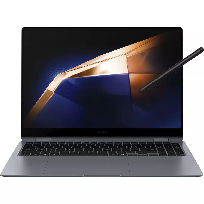 Samsung - Galaxy Book4 Pro 360 2-in1 16" AMOLED Touch Screen Laptop - Intel Core Ultra 7 - 16GB Memory - 1TB SSD - Moonstone Gray