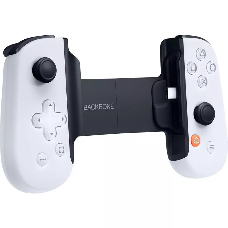 Backbone - One - PlayStation Edition (USB-C) - Mobile Gaming Controller for Android and iPhone 15 Series - 2nd Generation - White