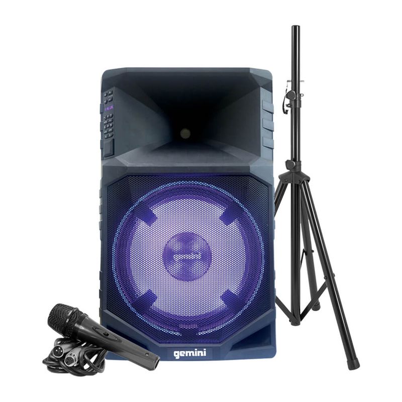 Gemini GSWT1500PK / GSW-T1500PK Portable Water Resistant Wireless Bluetooth Party Speaker