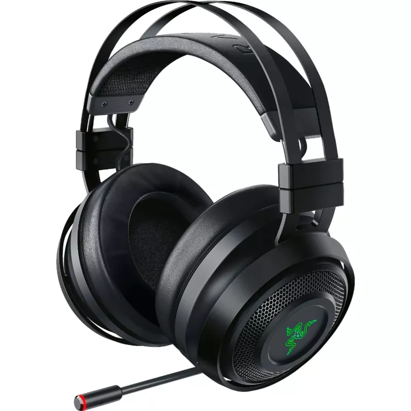 Razer - Nari Ultimate Wireless Gaming Headset for PC, PS5, and PS4 - Gunmetal