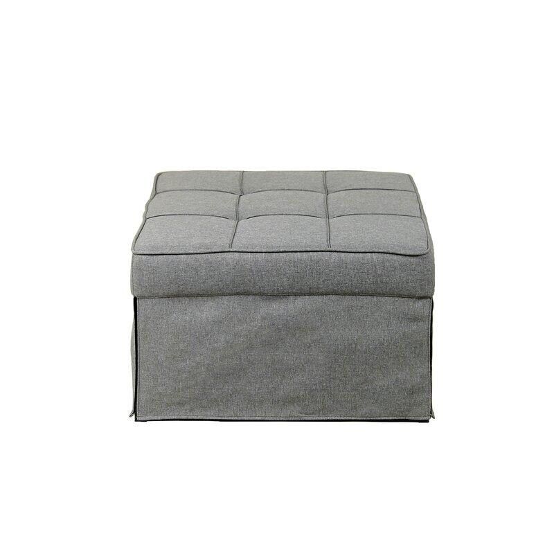 Zenova 4-1 Adjustable Sofa Sleeper with Ottoman - Dark Blue