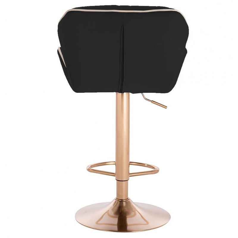 Modern Home Luxe Spyder Contemporary Adjustable Suede Barstool - Modern Comfortable Adjusting Height Counter/Bar Stool - White/Gold -...