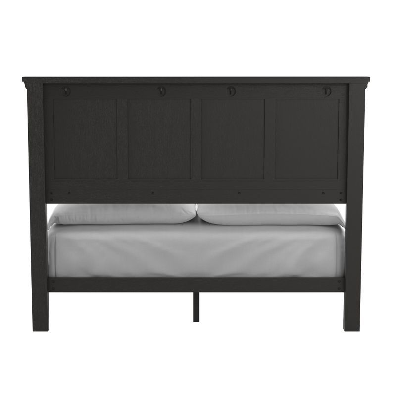 Farmhouse Basics 4-piece Queen Bedroom Set - rustic black - Queen - 4 Piece