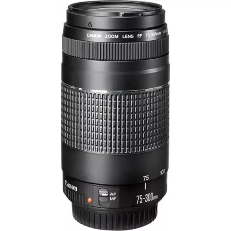 Canon - EF75-300mm F4-5.6 III Telephoto Zoom Lens for EOS DSLR Cameras - Multi