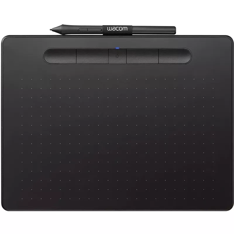 Wacom - Intuos Graphic Drawing Tablet for Mac, PC, Chromebook & Android (Medium) with Software Included (Wireless) - Black