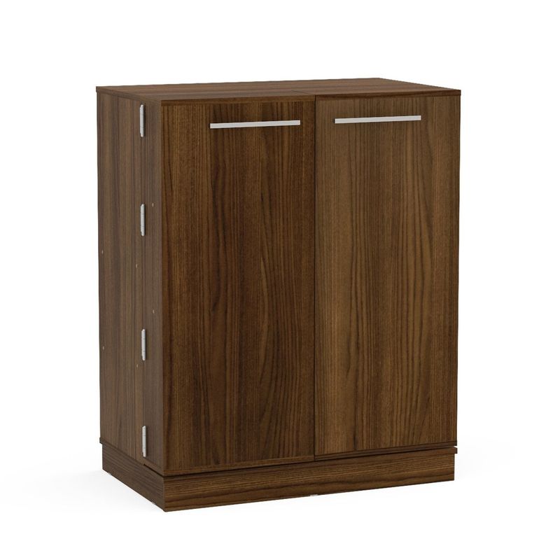 Boahaus Brown Expandable Bar Cabinet with Wine Storage - Brown