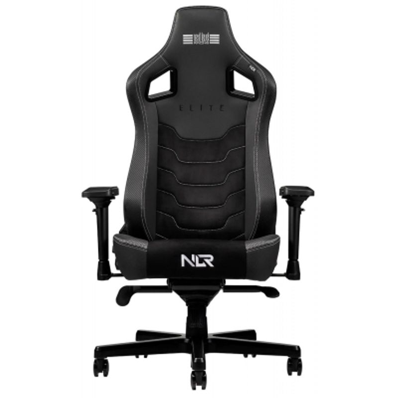 Next Level Racing Black Elite Gaming Chair Leather & Suede Edition
