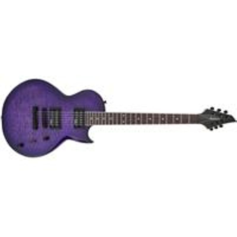 Jackson JS Series Monarkh SC JS22 Quilt Maple Guitar, Amaranth Fingerboard, Transparent Purple Burst