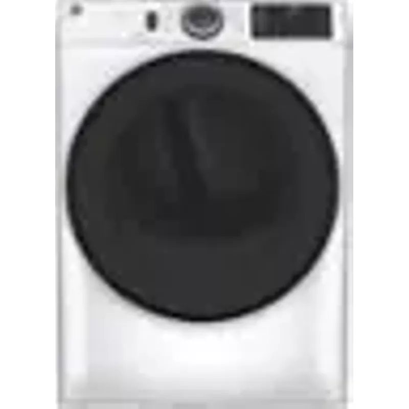 GE - 7.8 Cu. Ft. 10-Cycle Electric Dryer - White on White