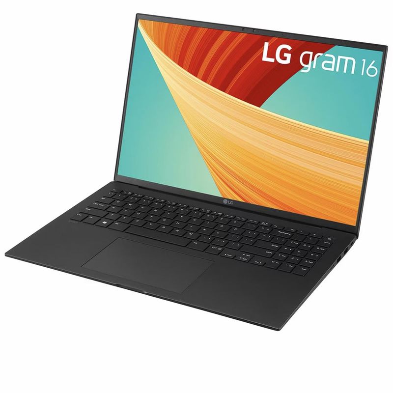 LG Gram 16" WQXGA Notebook Computer, Intel Core i7-1360P with vPro 2.2GHz, 16GB RAM, 1TB SSD, Windows 11 Pro, Obsidian Black