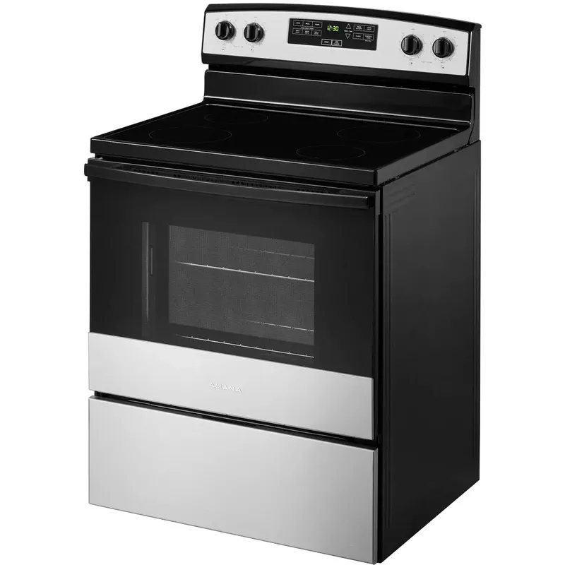 Rent to own Amana 4.8 Cu. Ft. Freestanding Electric Range Stainless