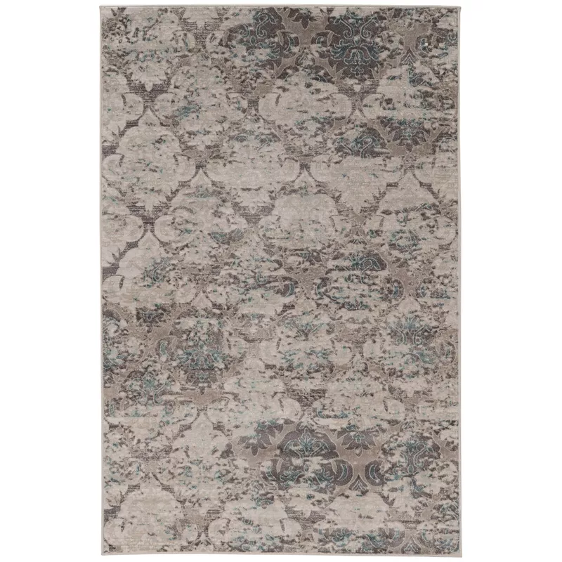 Vallen Gray And Charcoal 9X12 Area Rug