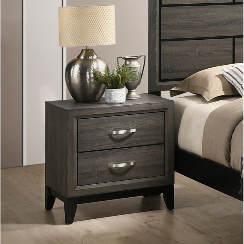 Stout Panel Bedroom Set with Bed, Dresser, Mirror, 2 Night Stands - Queen