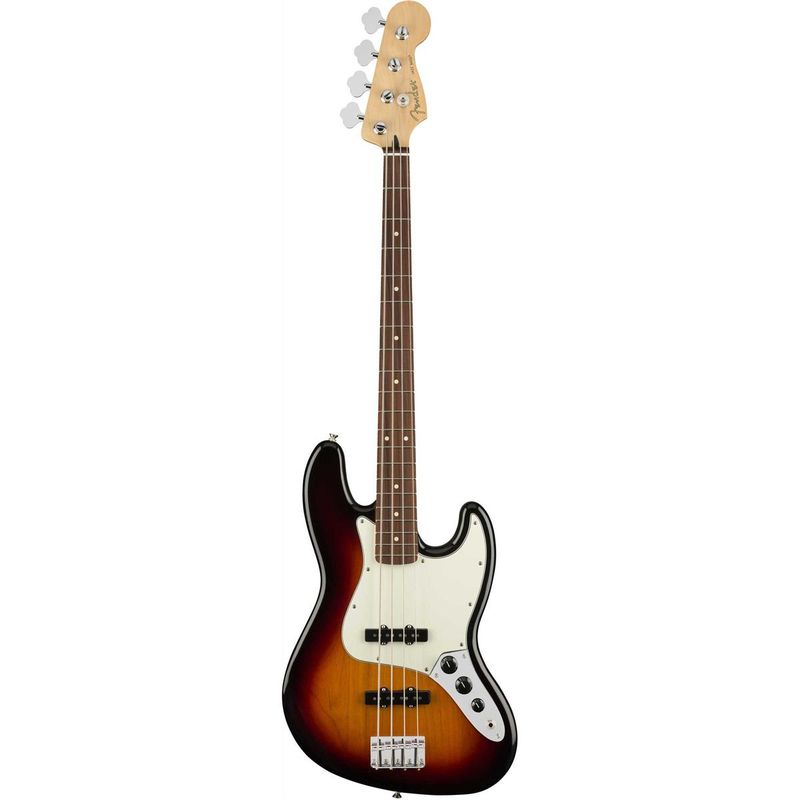 Fender Player Jazz Electric Bass Guitar, Pau Ferro Fingerboard, 3-Color Sunburst
