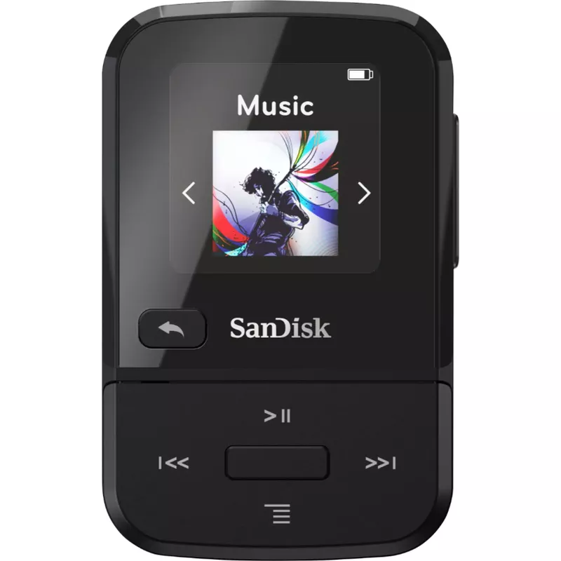 SanDisk - Clip Sport Go 32GB MP3 Player - Black