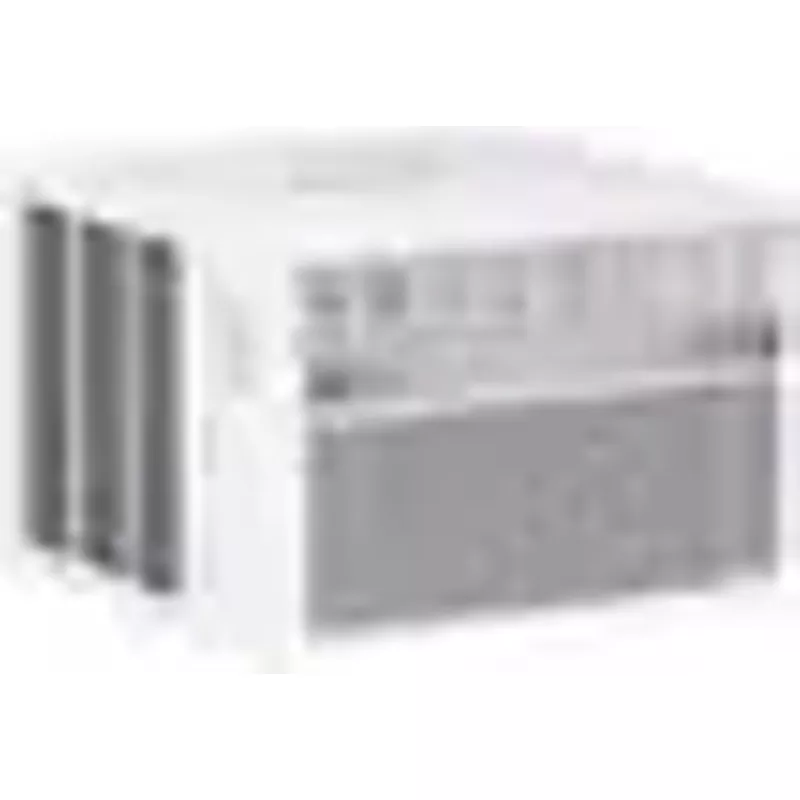 GE - 450 Sq. Ft. 10,000 BTU Smart Window Air Conditioner with WiFi and Remote - White