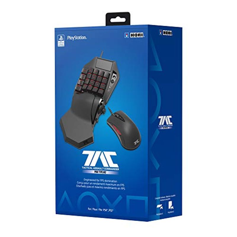 HORI PlayStation 4 TAC Pro Type M2 Programmable KeyPad and Mouse Controller for FPS Games Officially Licensed by Sony - PlayStation 4