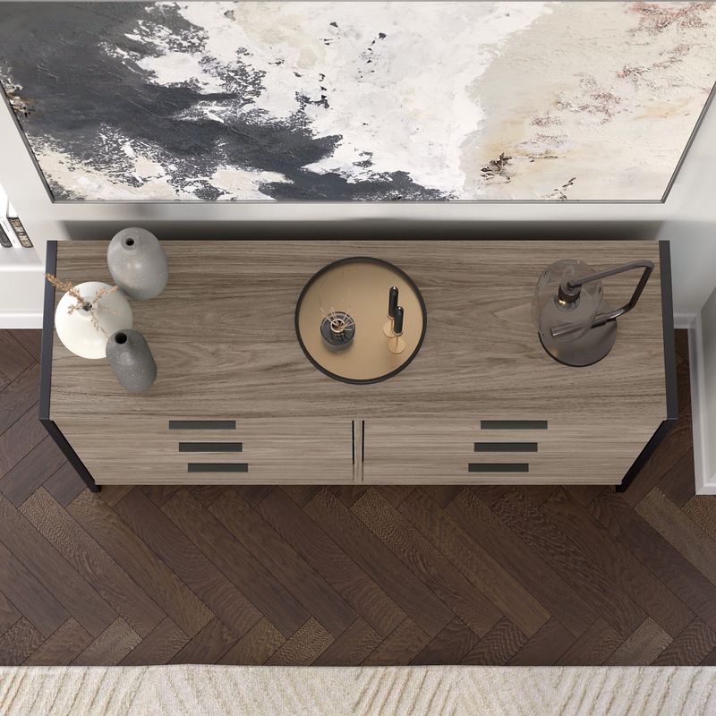 Atria 6 Drawer Dresser by Bush Furniture - Platinum Gray