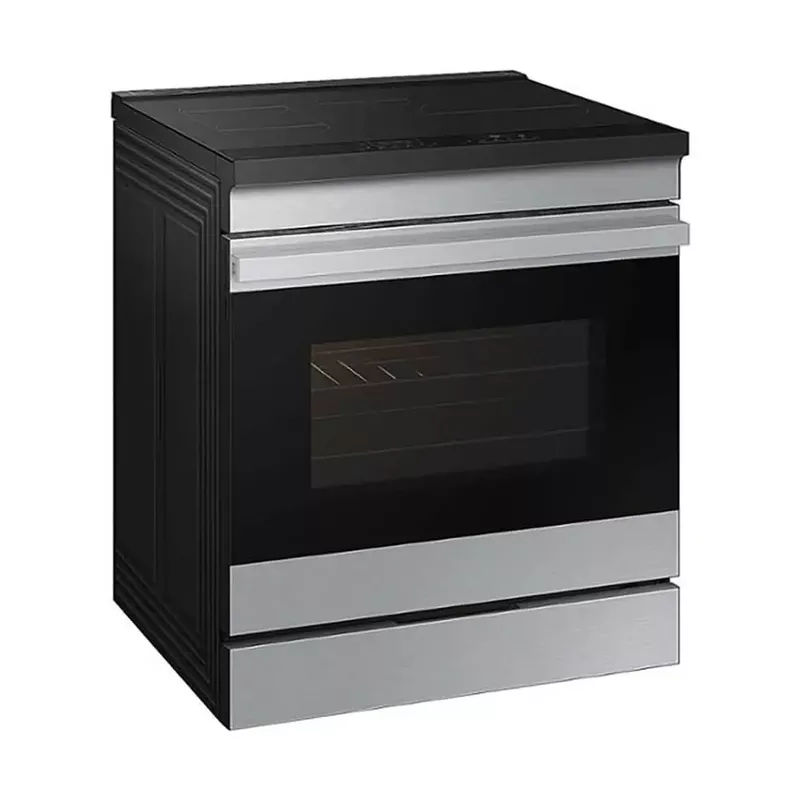 Samsung 6.3 Cu. Ft. Bespoke Stainless Slide-In Electric Induction Range