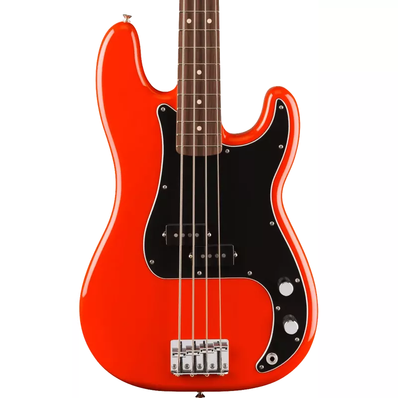 Fender Player II Precision Electric Bass, Rosewood Fingerboard, Coral Red