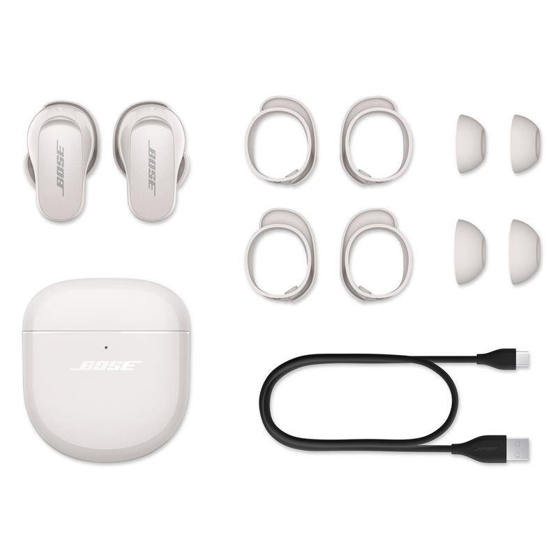 Bose QuietComfort Earbuds II, Soapstone with Alternate Sizing Kit