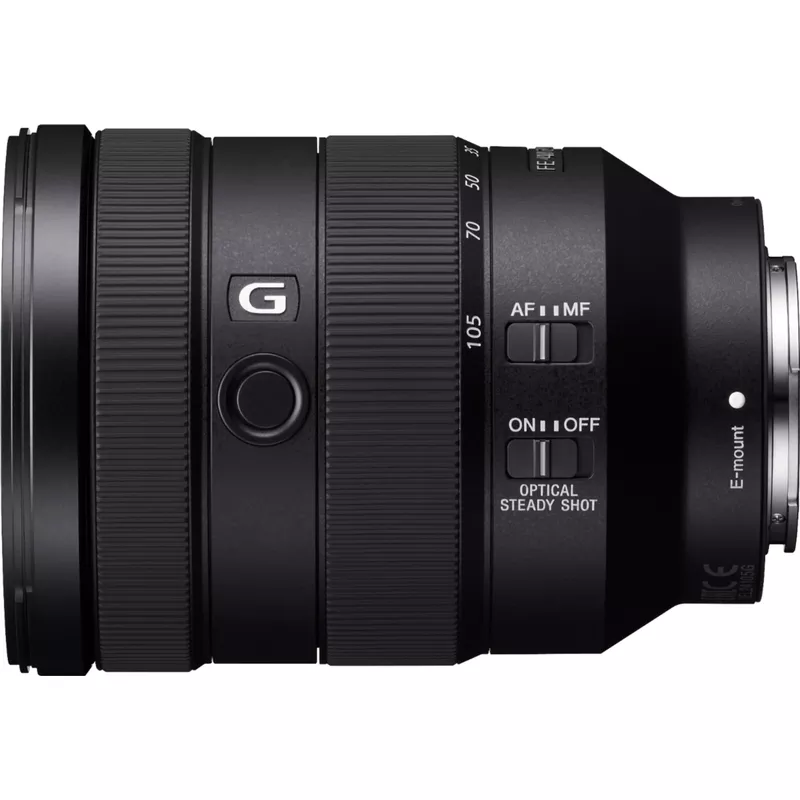 Sony - G 24-105mm f/4 G OSS Standard Zoom Lens for E-mount Cameras - Black