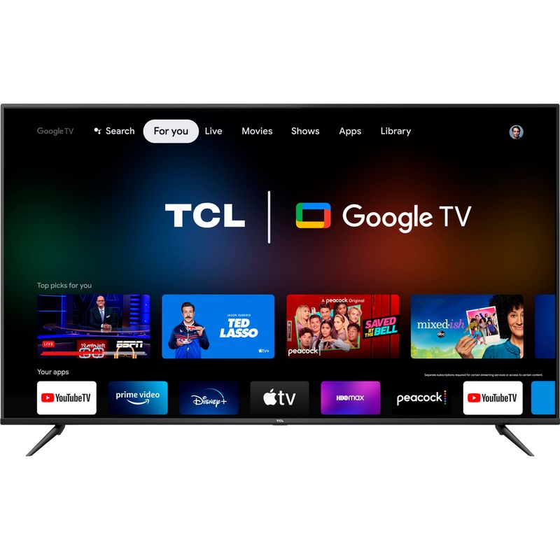 Front Zoom. TCL - 75" Class 4-Series LED 4K UHD Smart Google TV