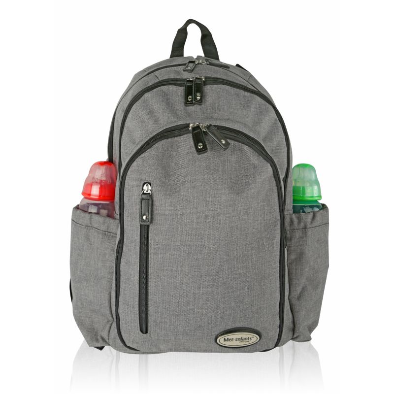 Amazing Mom Christian Mes Enfants Microfiber Baby Bag Backpack Style - Grey