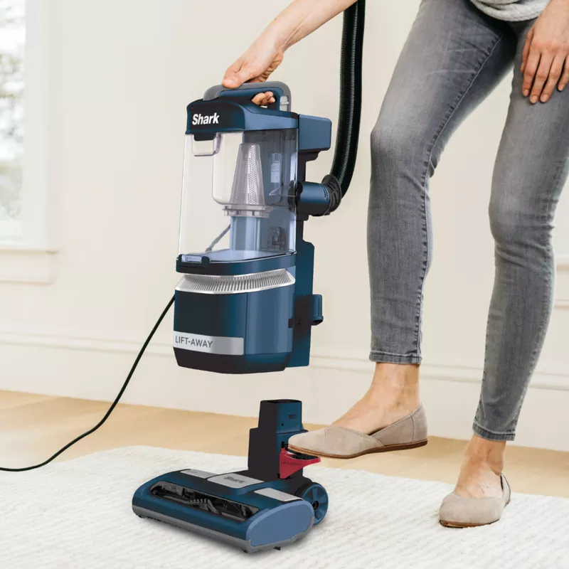 Shark - Navigator Lift-Away Upright Vacuum with Anti-Allergen Complete Seal - Blue Jean