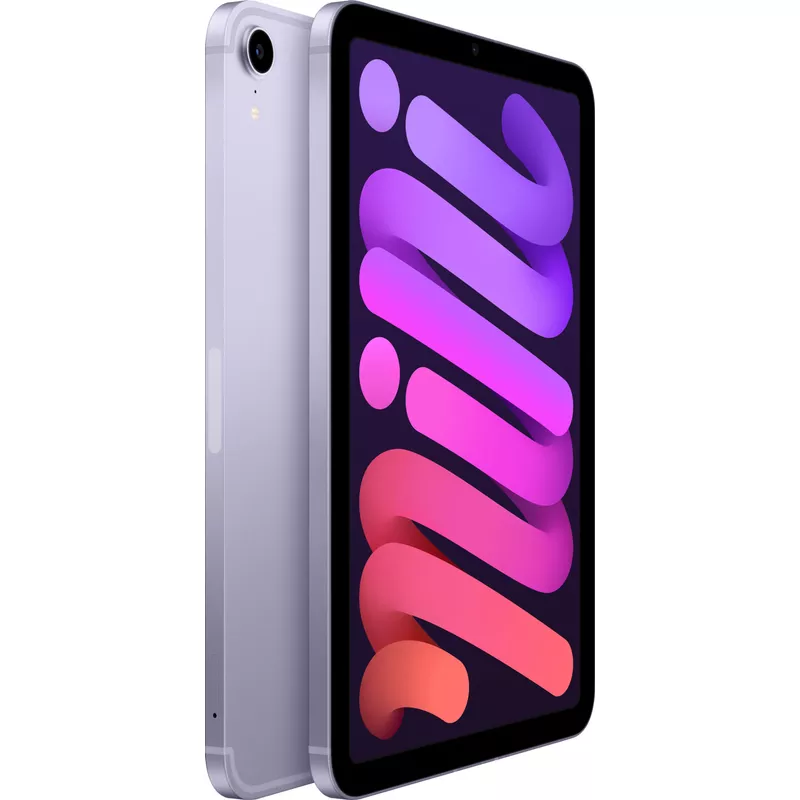 Apple - iPad mini (Latest Model) with Wi-Fi + Cellular - 64GB - Purple (Unlocked)