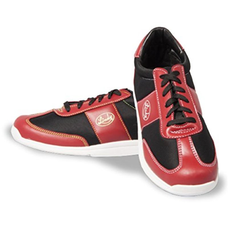 Linds BSSTHAWKUL19446 Bowling Shoes, Red/Black