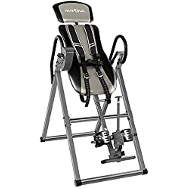 INNOVA HEALTH AND FITNESS ITX9800 Inversion Table with Ankle Relief and Safety Features