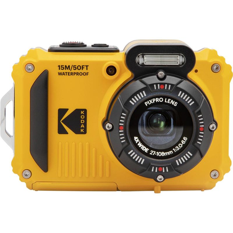 KODAK PIXPRO WPZ2 Waterproof Rugged Digital Camera, Yellow