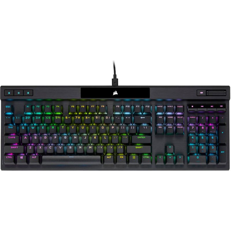 Alt View Zoom 16. CORSAIR - K70 RGB PRO Full-size Wired Mechanical Cherry MX Speed Linear Switch Gaming Keyboard with PBT Double-Shot Keycap