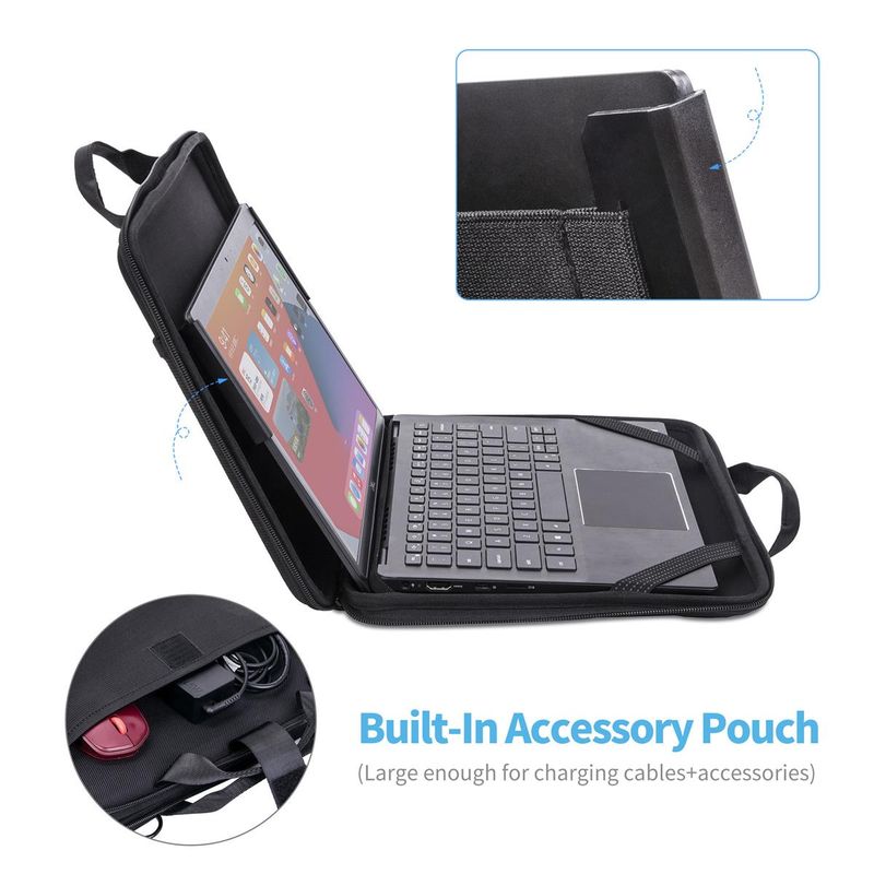 Techprotectus Work-In Case with Pocket for 11-12" Chromebook/MacBook/Laptop