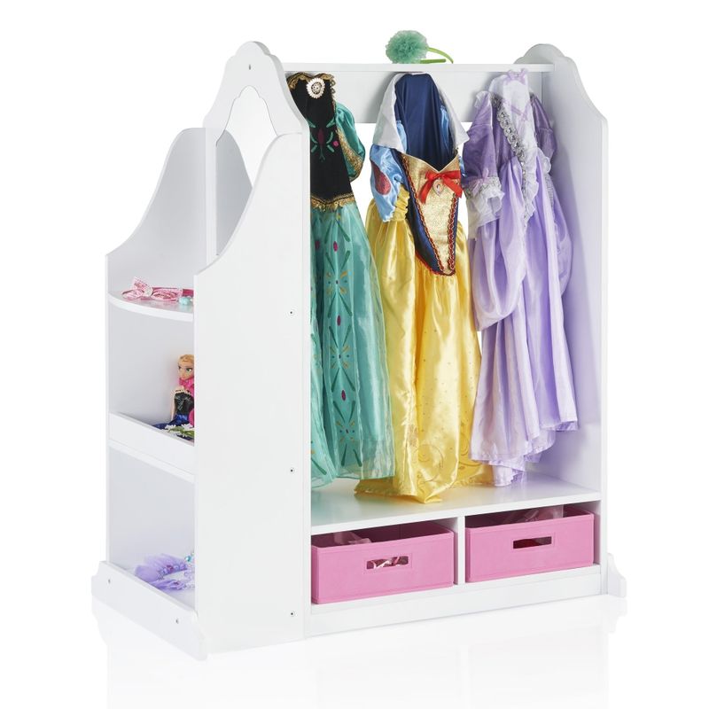 White Dress Up Vanity - 2-4 Years - White - Assembly Required