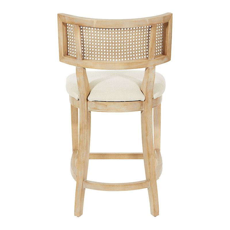 Alt View Zoom 12. OSP Home Furnishings - Alaina 26" Counter Stool in Fabric with Coastal Wash - Linen